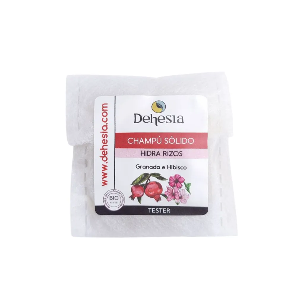 Muestra Dehesa Champu Solido Granada e Hibisco